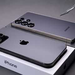 iPhone 16 Pro Max VS Samsung Galaxy S25 Ultra Unboxing - ASMR