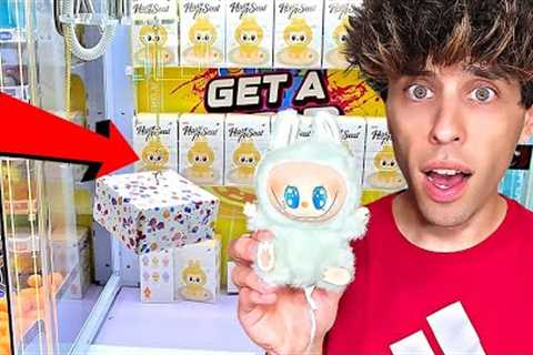 If You Can Hook This Box, You Win A Labubu! | Arcade Matt